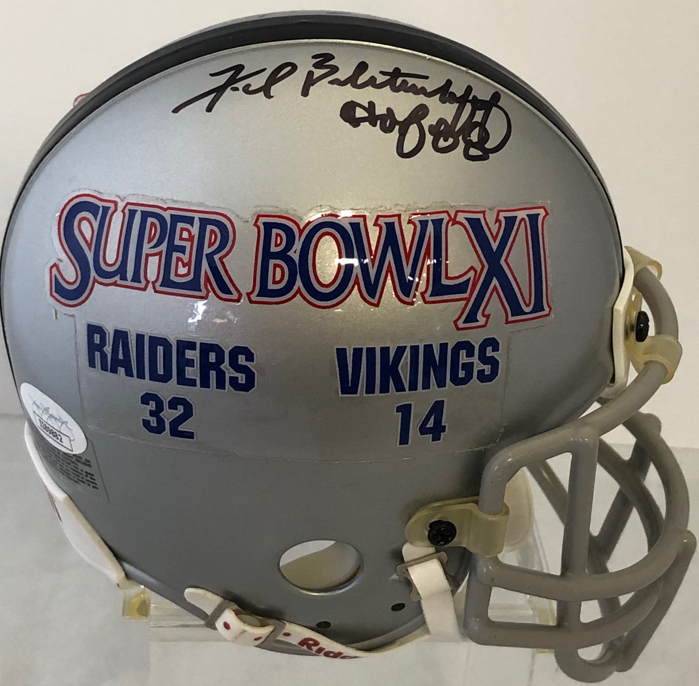 Oakland Raiders Fred Biletnikoff Autographed Signed Logo Football Jsa – MVP  Authentics