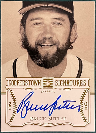 Bruce Sutter 2013 Panini Cooperstown Signature Card #362/390
