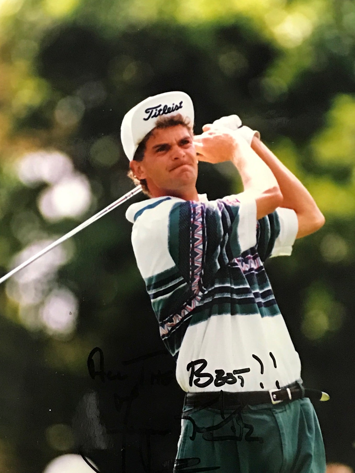 Jesper Parnevik Autographed 8x10 Golf Photo | Hollywood Collectibles