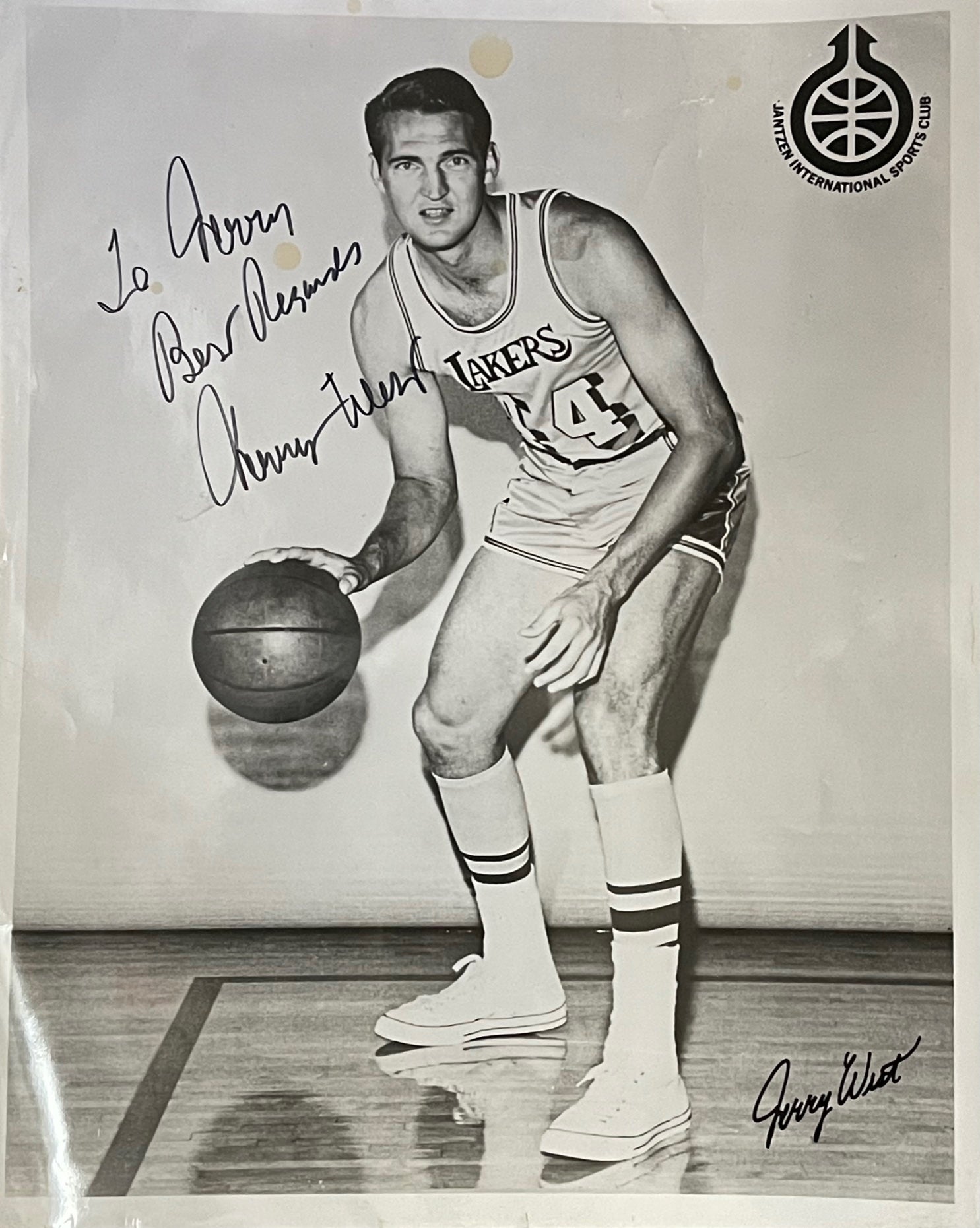 Jerry West hotsell Autograph