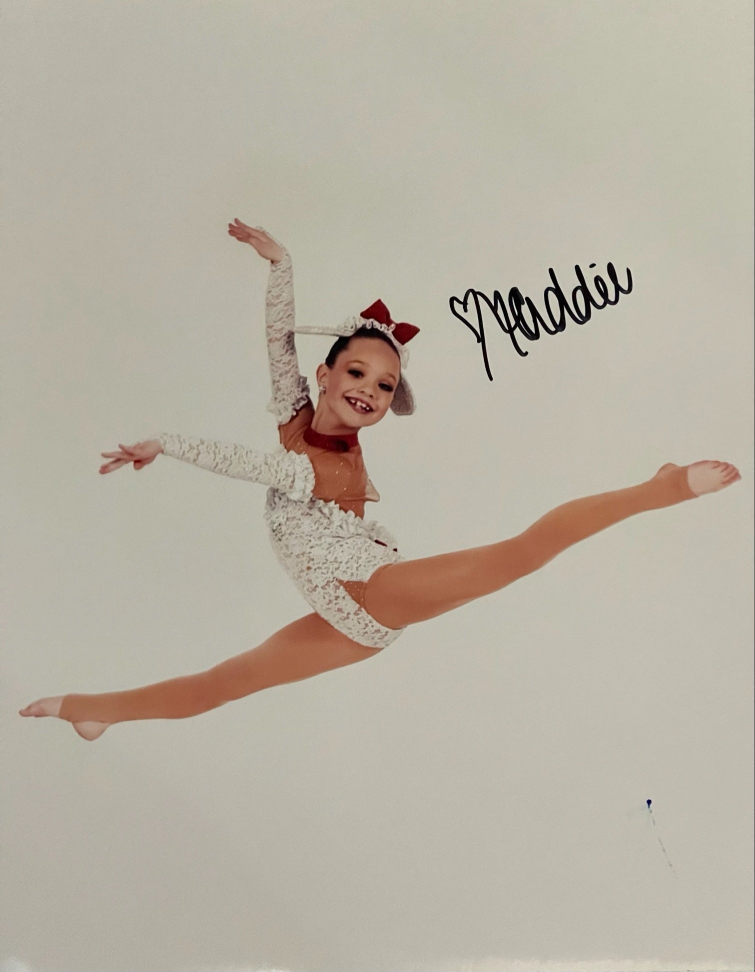 Maddie Ziegler Autographed 8x10 Dance Photo | Hollywood Collectibles