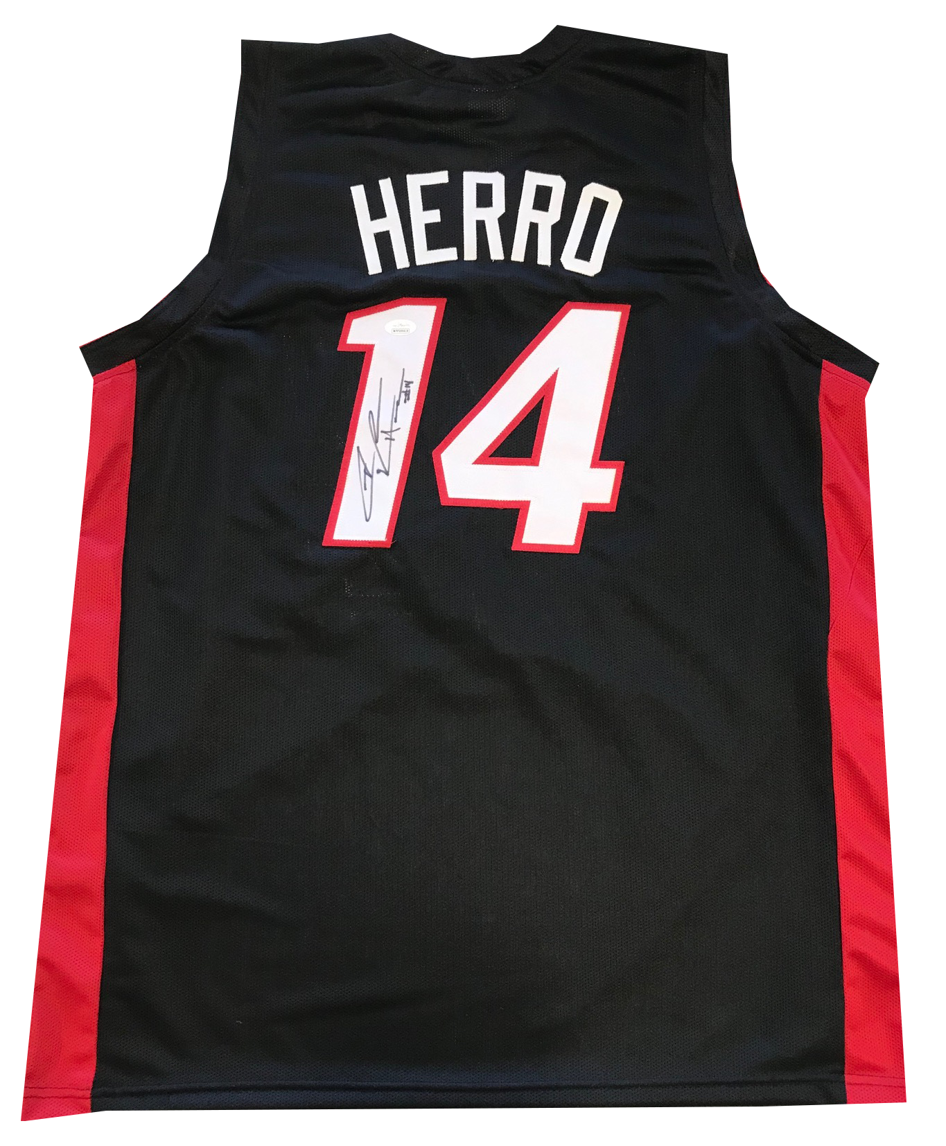 Tyler Herro Signed Black Maimi Heat Fanatics Basketball Jersey JSA
