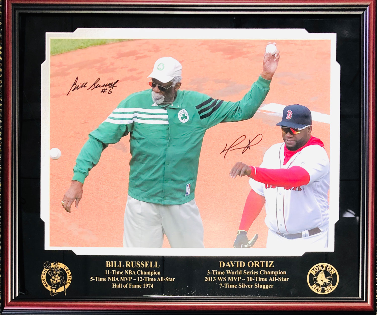 David Ortiz Autographed and Framed Boston Red Sox Jersey