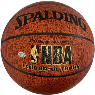 Hal Greer Autographed Spalding Indoor Outdoor Basketball