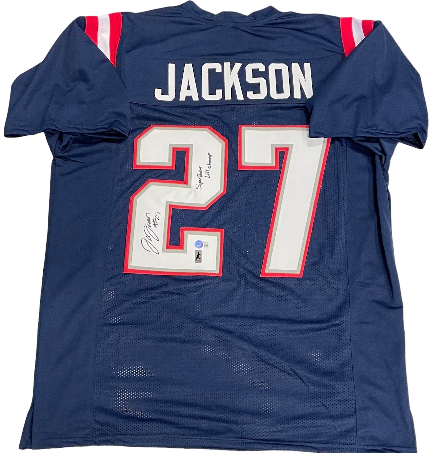 J.C. JACKSON AUTOGRAPHED CUSTOM LOS ANGELES CHARGERS JERSEY COA JSA