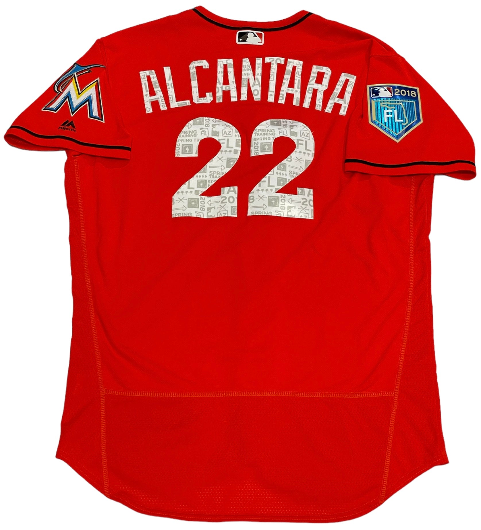 Miami Alcantara Blue Printed Baseball Jersey All Size