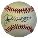 Joe DiMaggio Autographed Official American League Bobby Brown Baseball (JSA)