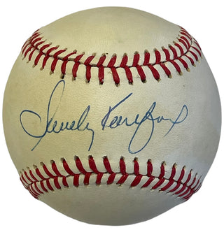 Sandy Koufax Autographed Official National League Bart Giamatti Baseball (JSA)