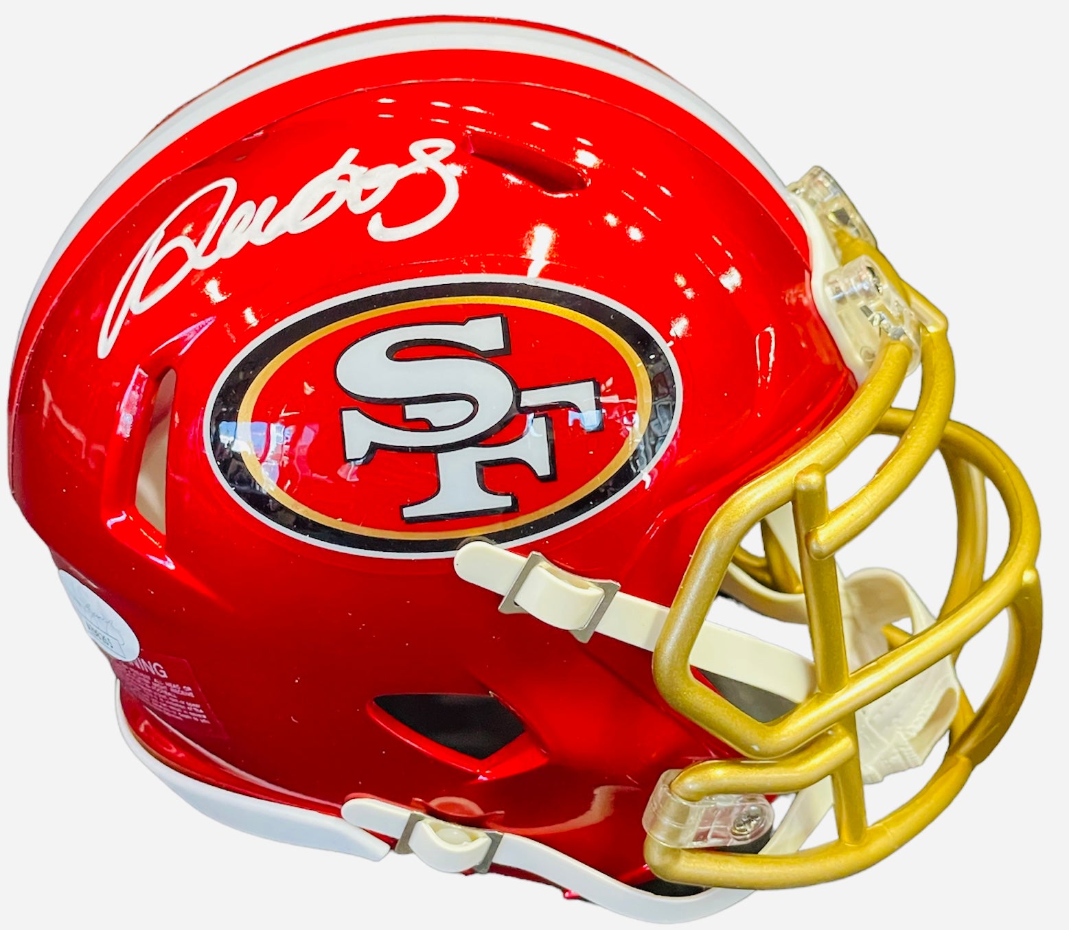 Deebo Samuel Autographed San Francisco 49ers Flash Mini Helmet (JSA)