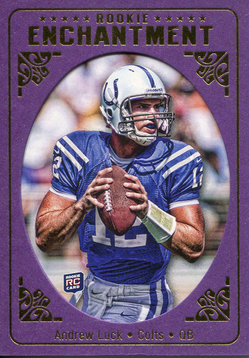 Andrew Luck Unsigned 2012 Topps Rookie Enchantment Rookie Card