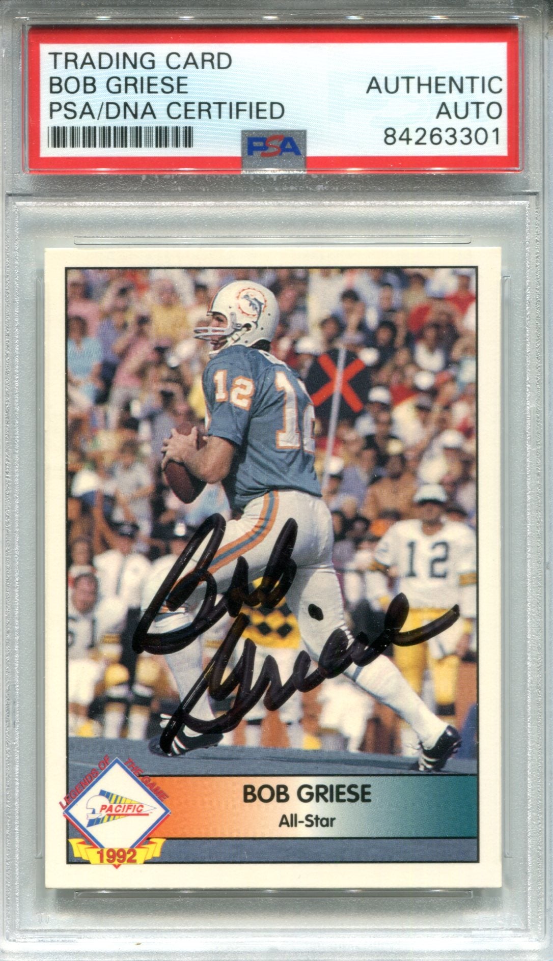 Bob Griese - Autographed Signed Photograph