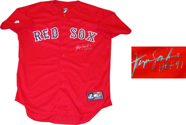Fergie Jenkins "HOF 91" Autographed Boston Red Sox Jersey