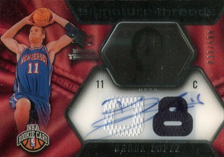 Brook Lopez Autographed 2008 UpperDeck SP Signature Threads Rookie Card