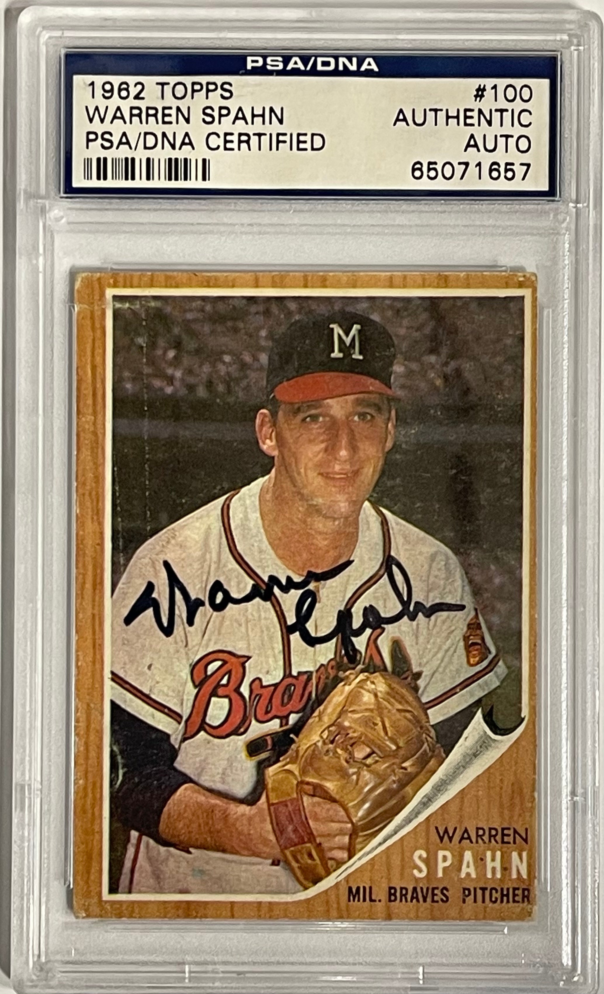 Warren Edward Spahn Autographed Sports Memorabilia – Latitude