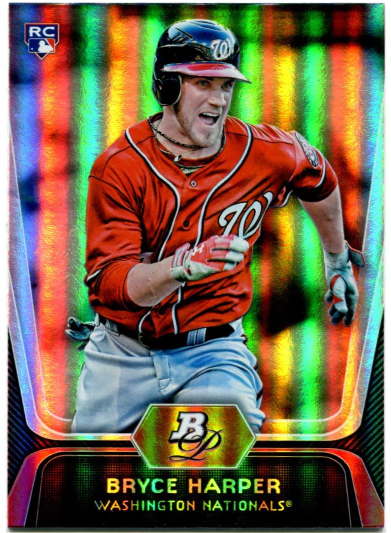 Bryce Harper 2012 BOWMAN PLATINUM ROOKIE RC #56 WASHINGTON NATIONALS!