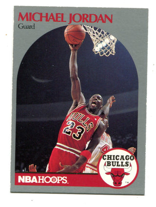 Michael Jordan 1990 NBA Hoops #65 Card
