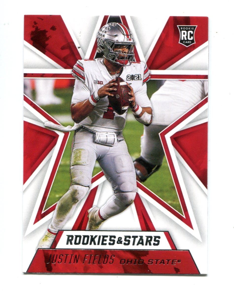 Justin Fields 2021 Panini Chronicles Donruss Optic Draft Picks Rookie Card  #202