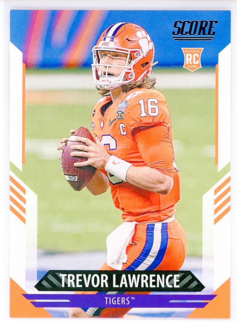 Trevor Lawrence 2021 Panini Score Rookie Card #TB1