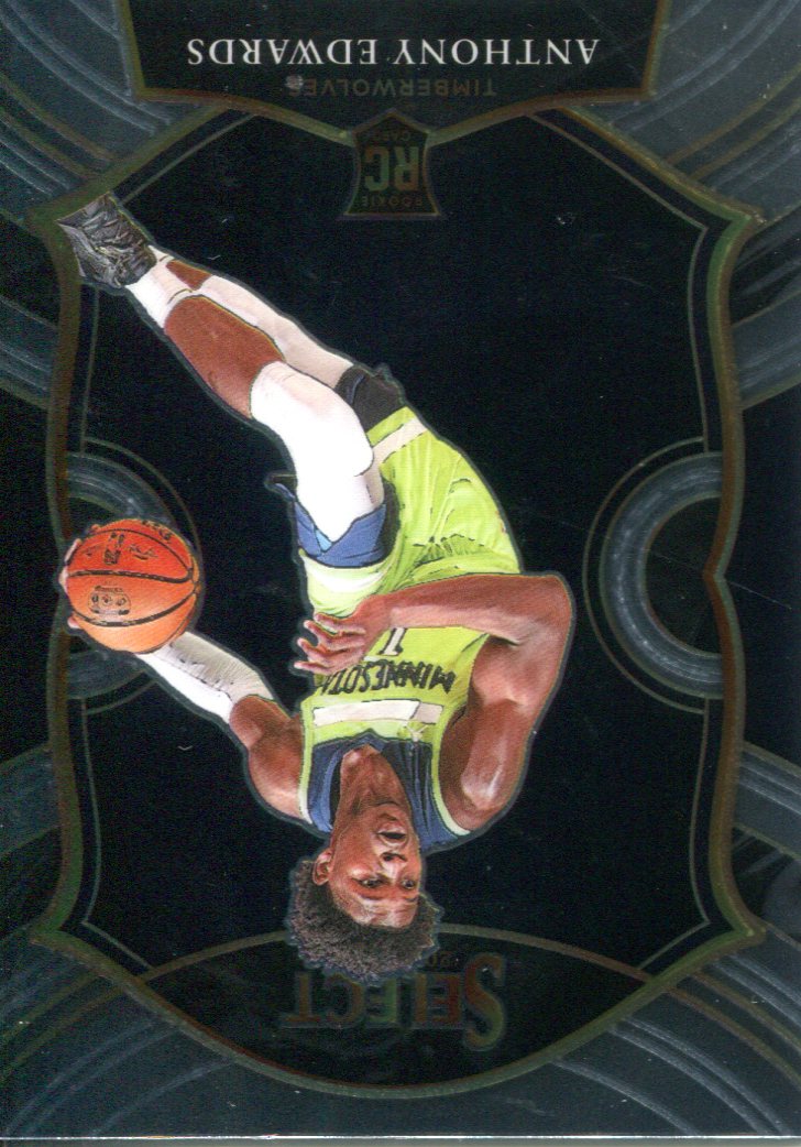 2020-21 Panini Select Blue Anthony Edwards Rookie RC Concourse Retail #61