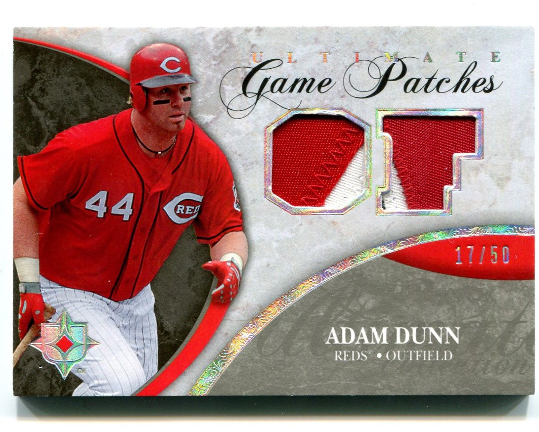 2006 Adam Dunn Game-Worn, Signed Reds Jersey