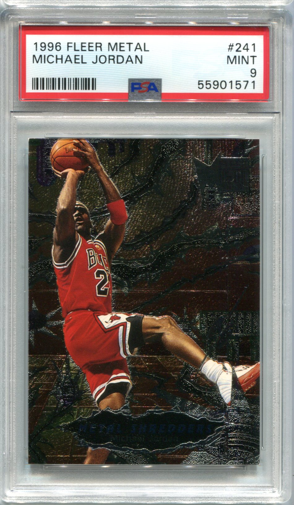 fleer metal michael jordan