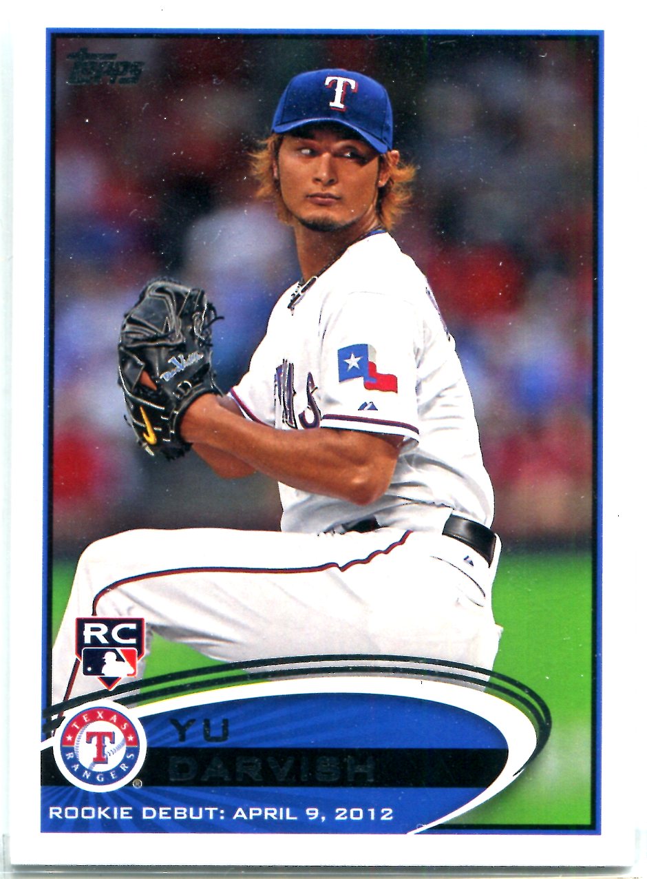 Yu Darvish 2012 Topps Unsigned Rookie Card | Hollywood Collectibles