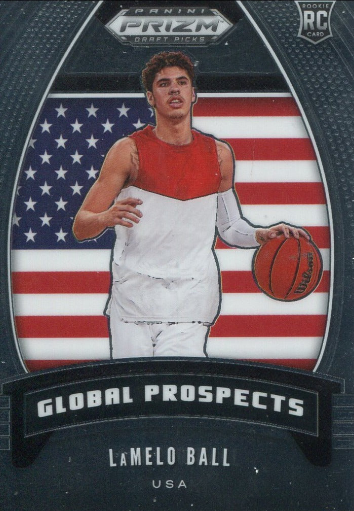 LAMELO BALL PRIZM ROOKIE CARD JERSEY #1 NBL RC HORNETS 2020 Prizm