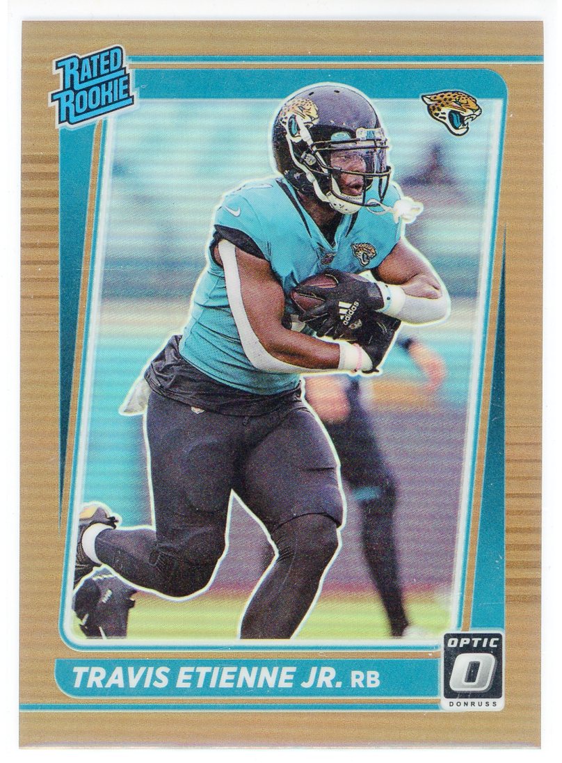 Travis Etienne Jacksonville Jaguars Autographed 2021 Panini Prizm