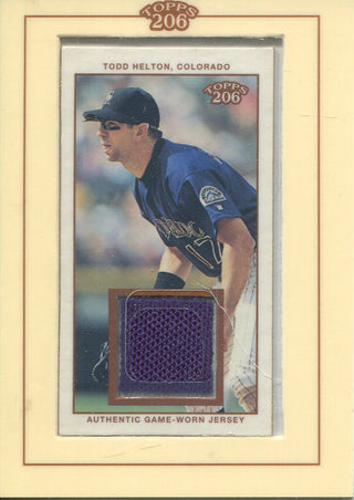 Todd Helton 2002 Topps Jersey Card