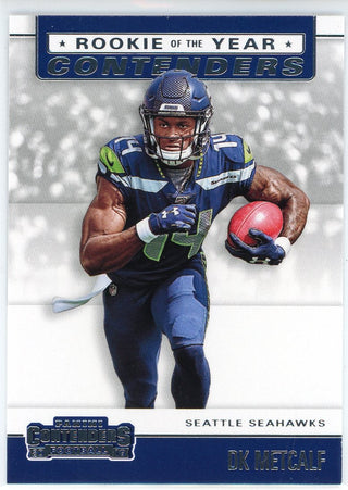 DK Metcalf 2019 Panini Contenders Rookie of the Year Card #RYA-DM