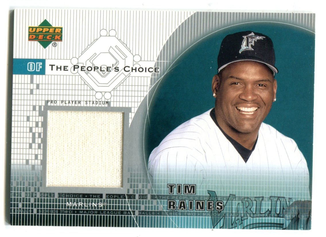 Tim Raines Autographed Upper Deck Card