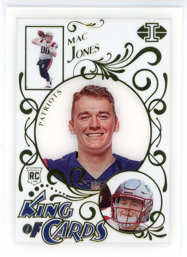 Mac Jones Autographed 2021 Panini Illusions Green Emerald Rookie