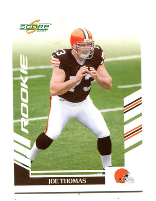 Joe Thomas 2007 Donruss Score Playoff #355 RC