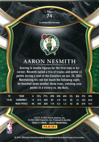 Aaron Nesmith 2020 Panini Select Concourse Rookie Card #74