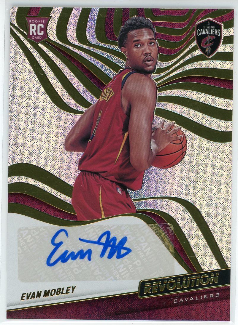 Evan Mobley Autographed 2021-22 Panini Revolution Rookie