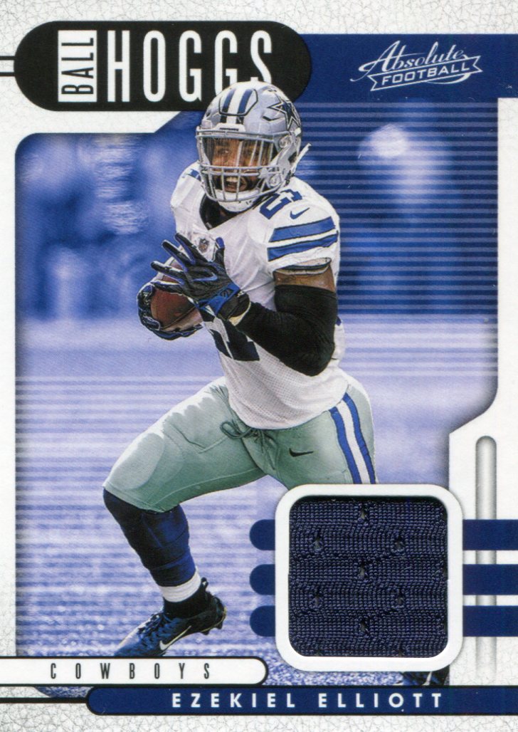 Ezekiel Elliot 2019 Panini Absolute Jersey Relic Card Hollywood
