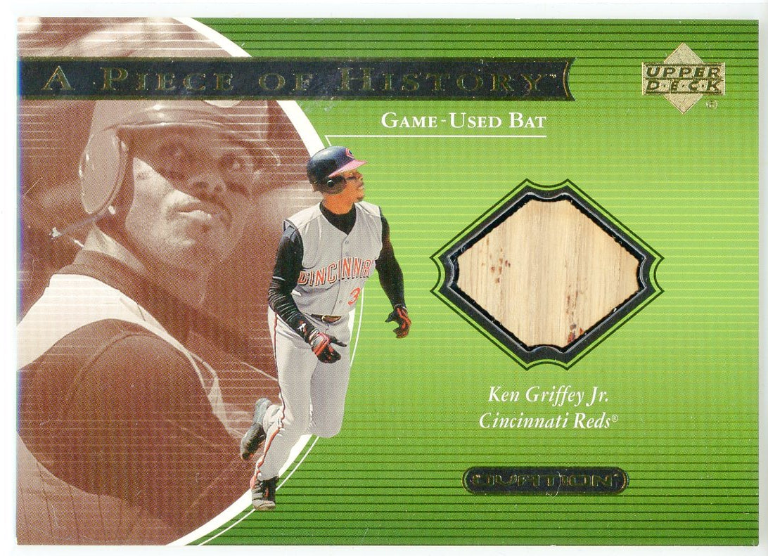 Ken Griffey Jr 2000 Upper Deck Piece Of the Game Bat Card #KG