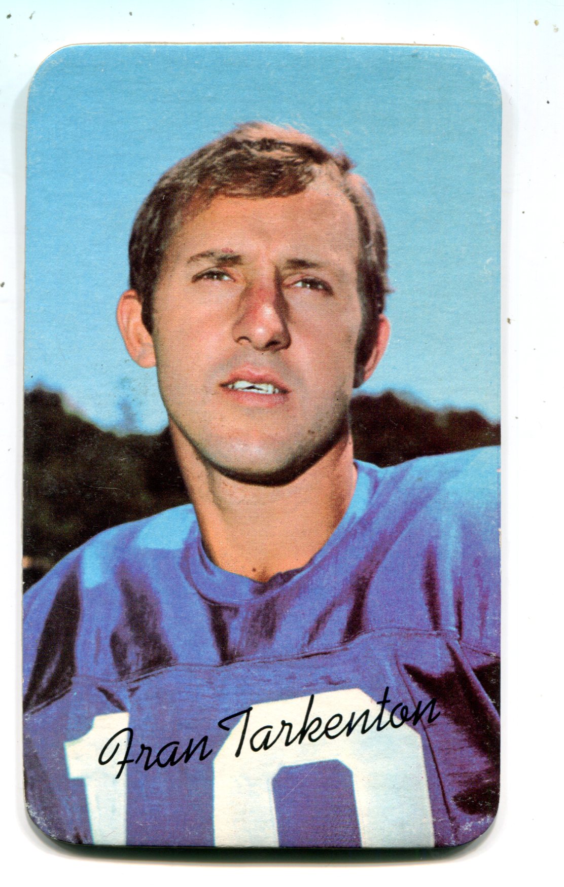 Fran Tarkenton 1970 Topps Super #1 Card