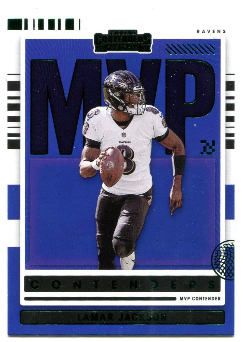 Lamar Jackson Panini Contenders MVP 2021