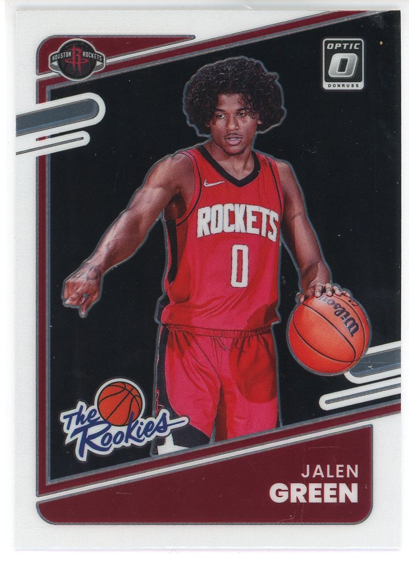 Jalen Green Autographed Houston Custom Red Basketball Jersey - JSA