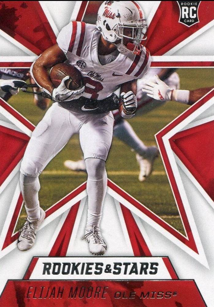 Elijah Moore Ole Miss Rebels Autographed 2021 Panini Chronicles