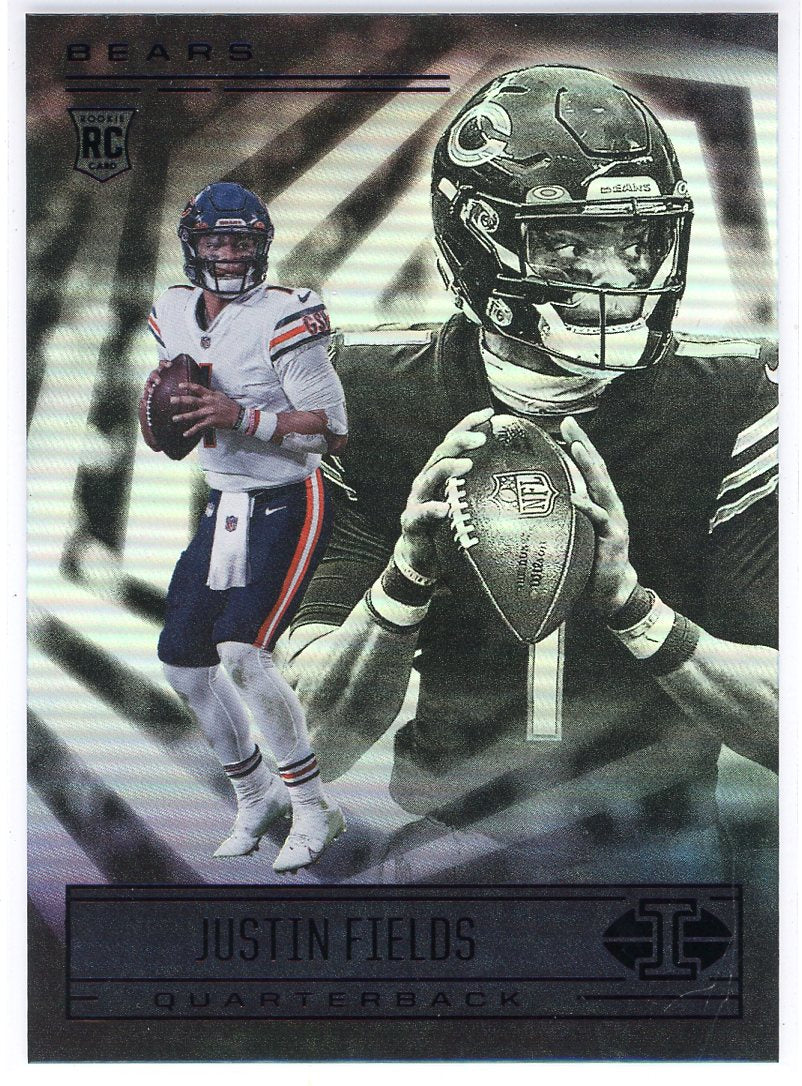 Justin Fields Rookie Card 2021 NFL Panini Prizm No Huddle -   Hong Kong