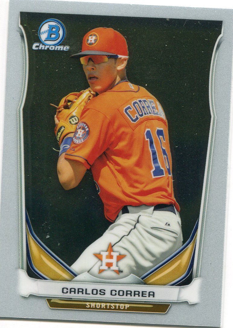 Carlos Correa 2014 Bowman Rookie Card