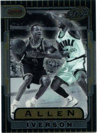 Allen Iverson Bowmans Best Retro 1997 Rookie Card