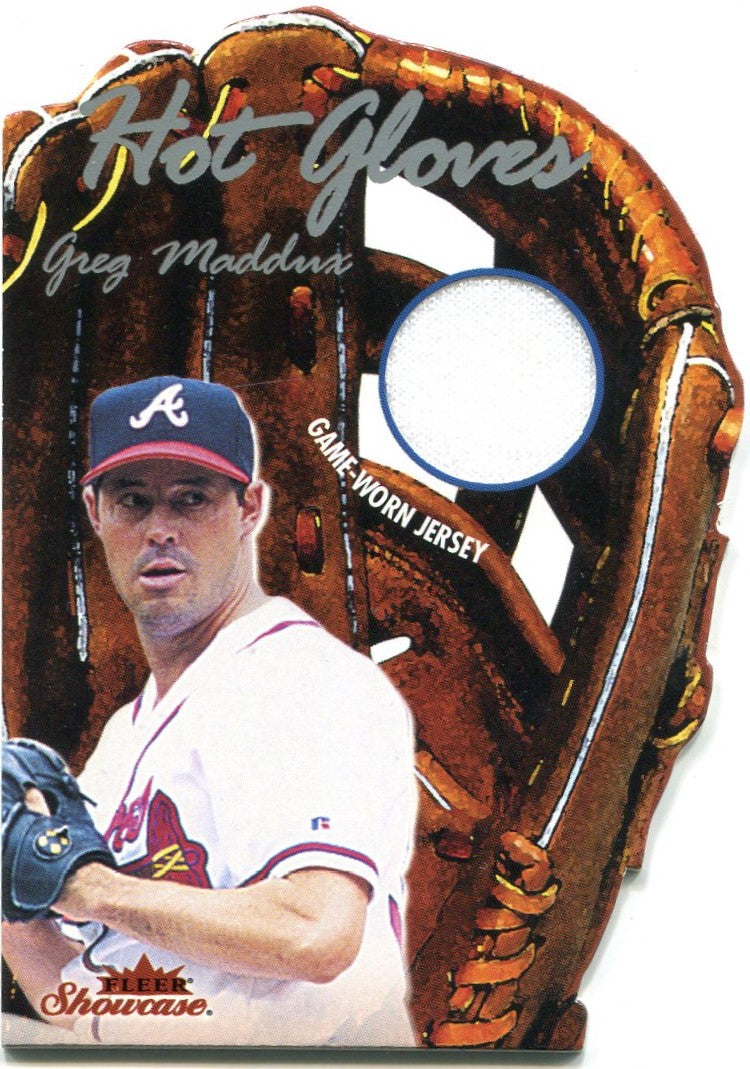 Greg Maddux Game Worn Jersey Baseball Card