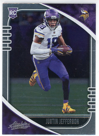 Justin Jefferson 2020 Panini Absolute Football Rookie Card #168