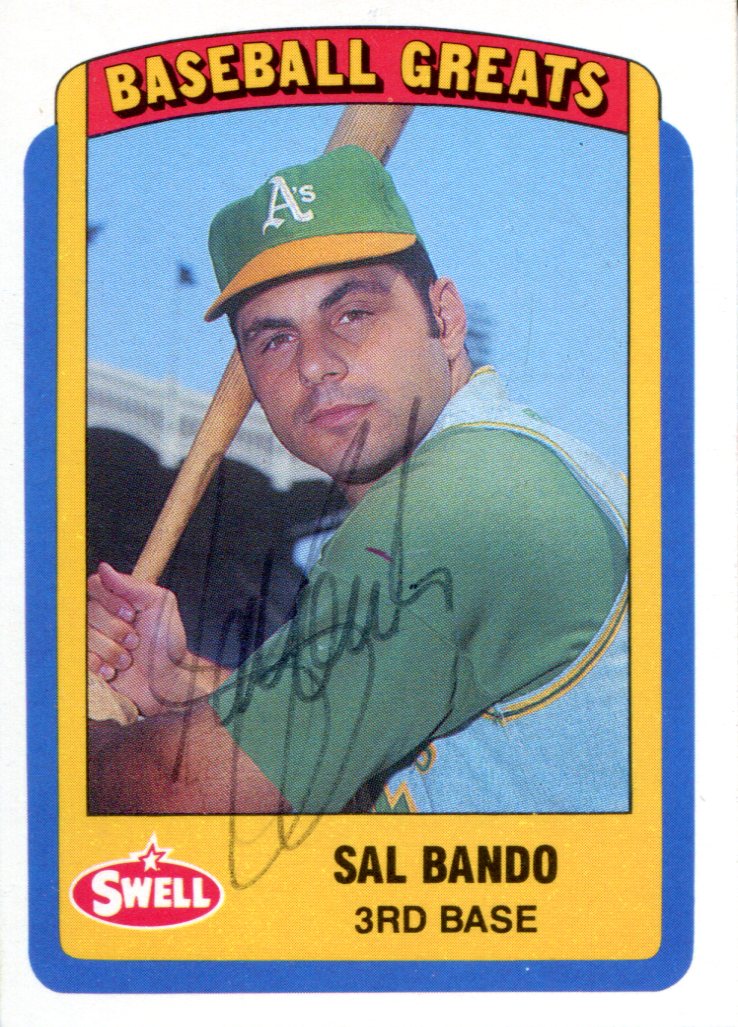 Signed Sal Bando Photo - 8x10