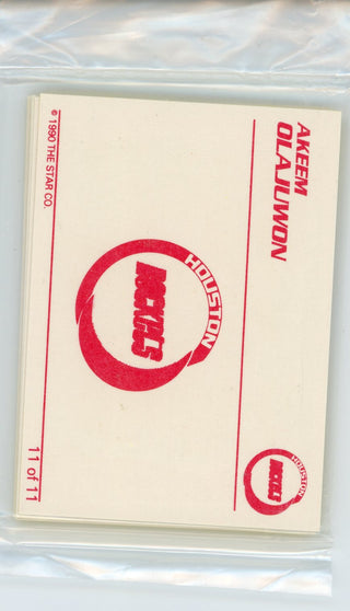 Hakeem Olajuwon 1990 Star Card Set (1-11)