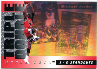 Copy of Michael Jordan 1993 Upper Deck Triple Double 3-D Standouts