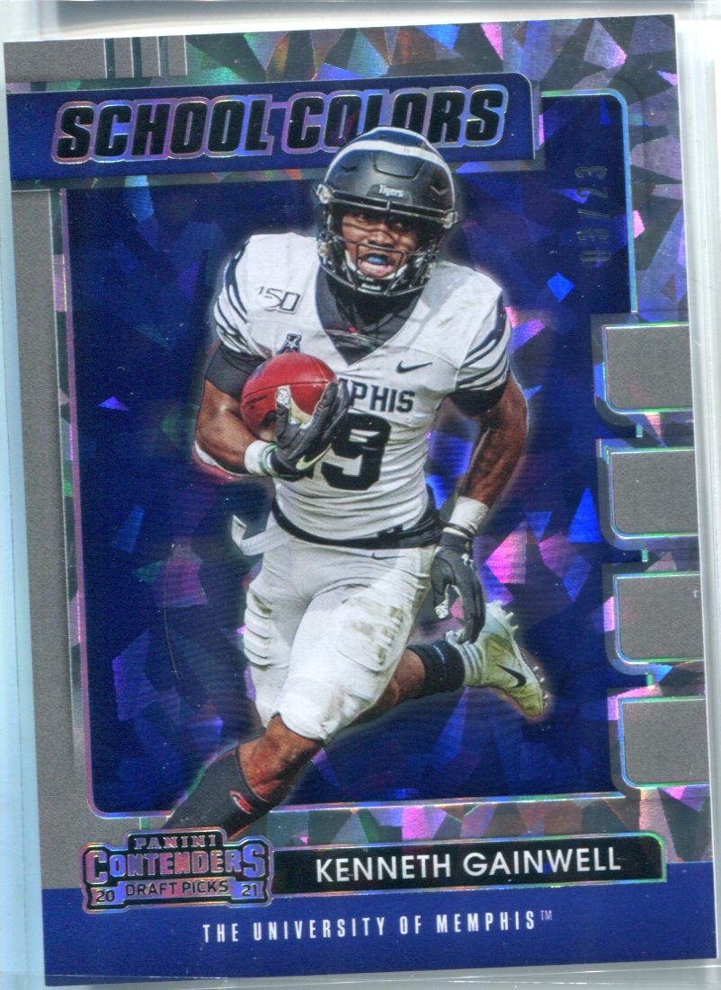 Kenneth Gainwell 2021 Panini Contenders Draft Picks Rookie Card #3